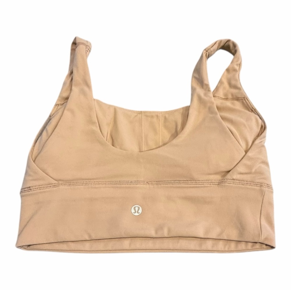 Lululemon Align High Neck Bra C/D‎ Cup Size 6 Warm Neutral - Picture 2 of 4
